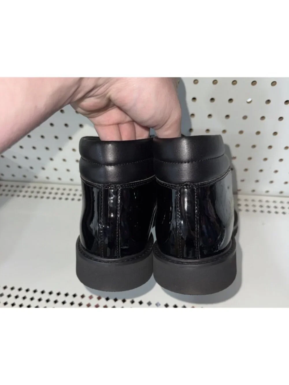 Bates Sentinel Mens Patent Leather High Shine On Duty Dress Chukka Boots Size 11